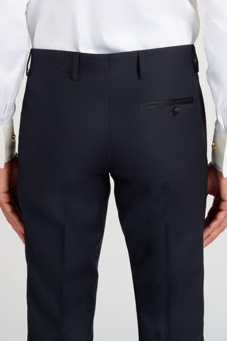 PANTALON TUXEDO NAVY - Lords & Fools dandy, frenchstyle, menfashion, paris, parisianstyle, S24, suit, SUMMER 2024, tailoring