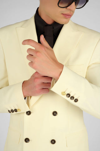 VESTE CROISEE BLANCHE - Lords & Fools dandy, frenchstyle, menfashion, paris, parisianstyle, S24, suit, SUMMER 2024, tailoring