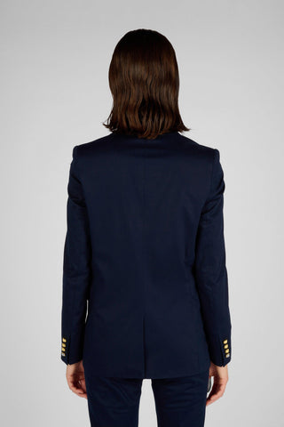 VESTE CROISEE NAVY - Lords & Fools 