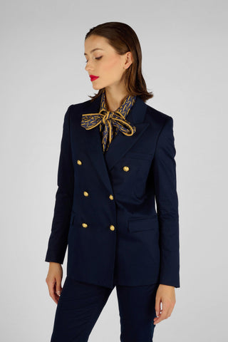 VESTE CROISEE NAVY - Lords & Fools 