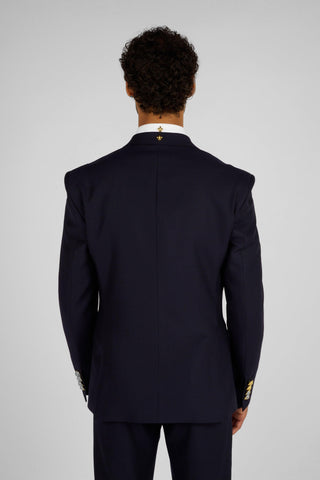 VESTE CROISEE NAVY - Lords & Fools 