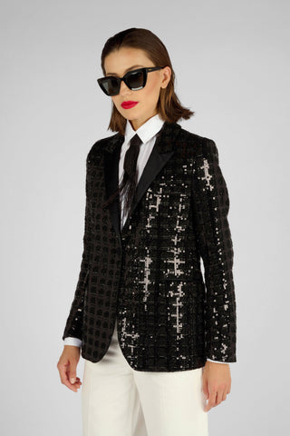 veste en tweed sequins - Lords & Fools 