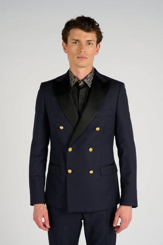 VESTE TUXEDO CROISEE NAVY - Lords & Fools 